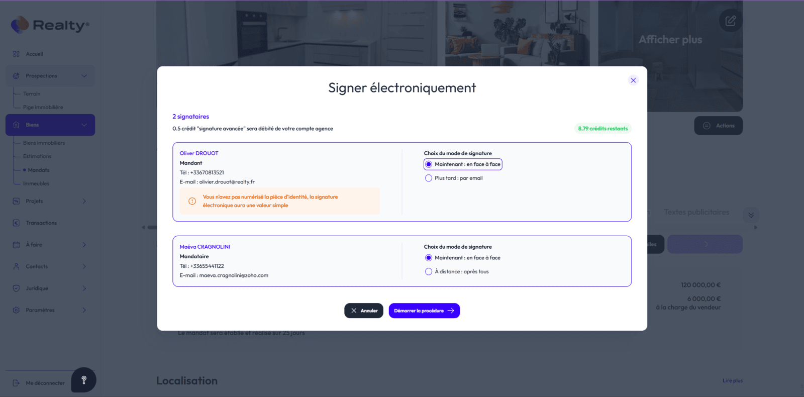 Signature électronique